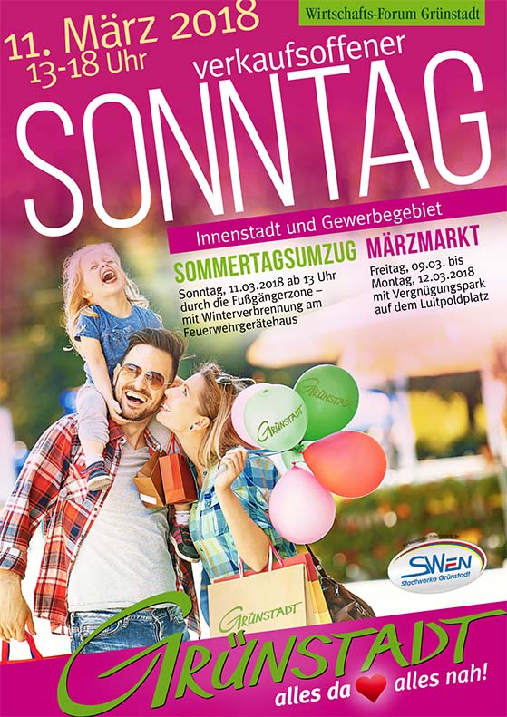 Verkaufsoffener Sonntag und Sommertagsumzug