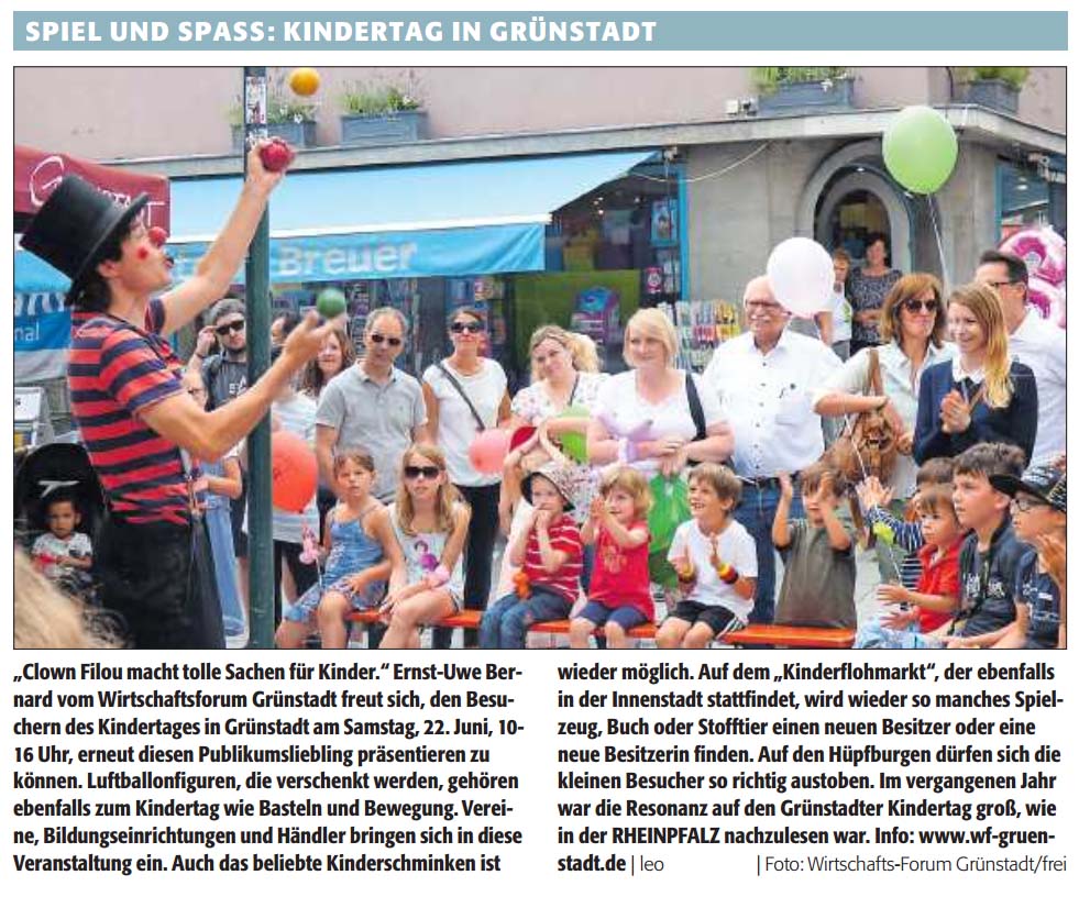 Grünstadter Kindertag 2019