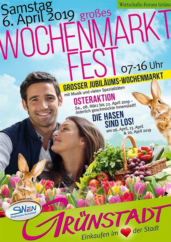 Wochenmarktfest in Grünstadt 2019