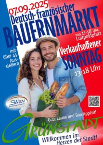 Plakat zum deutsch-französischen Bauernmarkt 2025