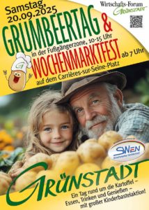 Plakat Grünstadter Grumbeertag 2025