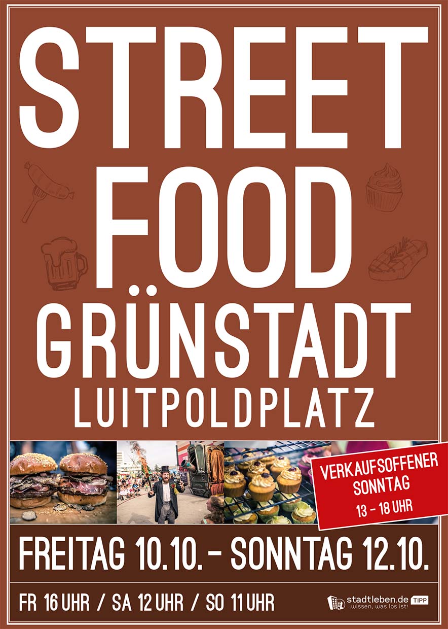 Plakat Streetfood Festival Grünstadt 2025